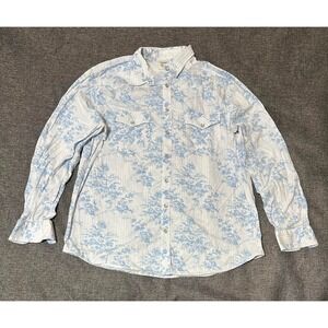 Old Navy Men's XL Floral Long‎ Sleeve Shirt